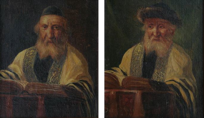 José Schneider - A pair of Portraits of a Rabbi | MasterArt